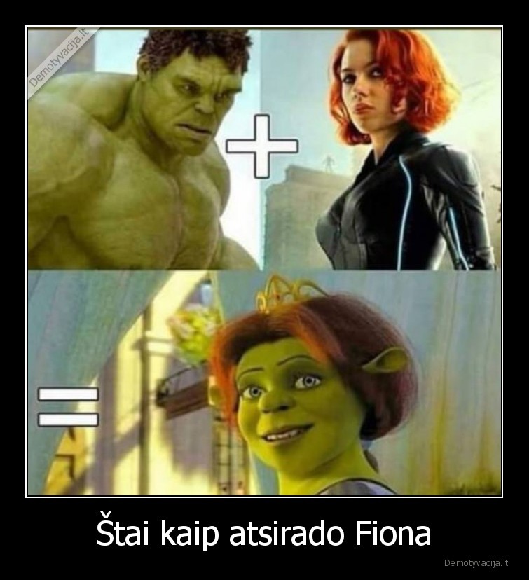 Štai kaip atsirado Fiona. 