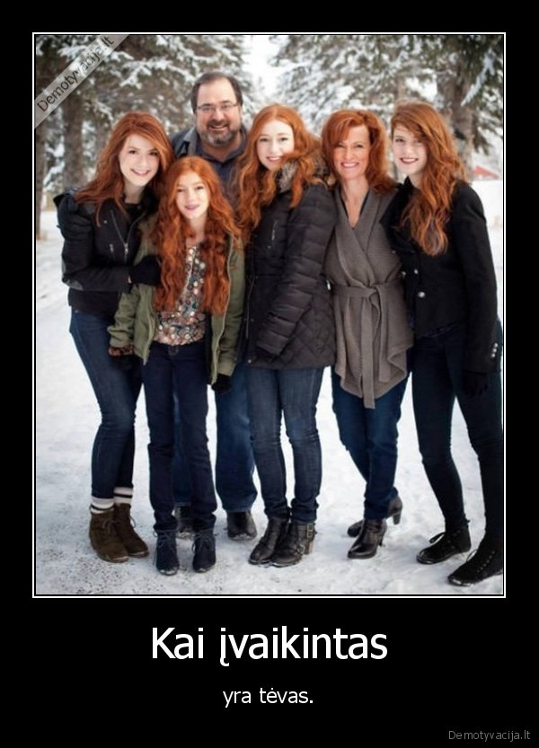 Kai įvaikintas - yra tėvas.. 