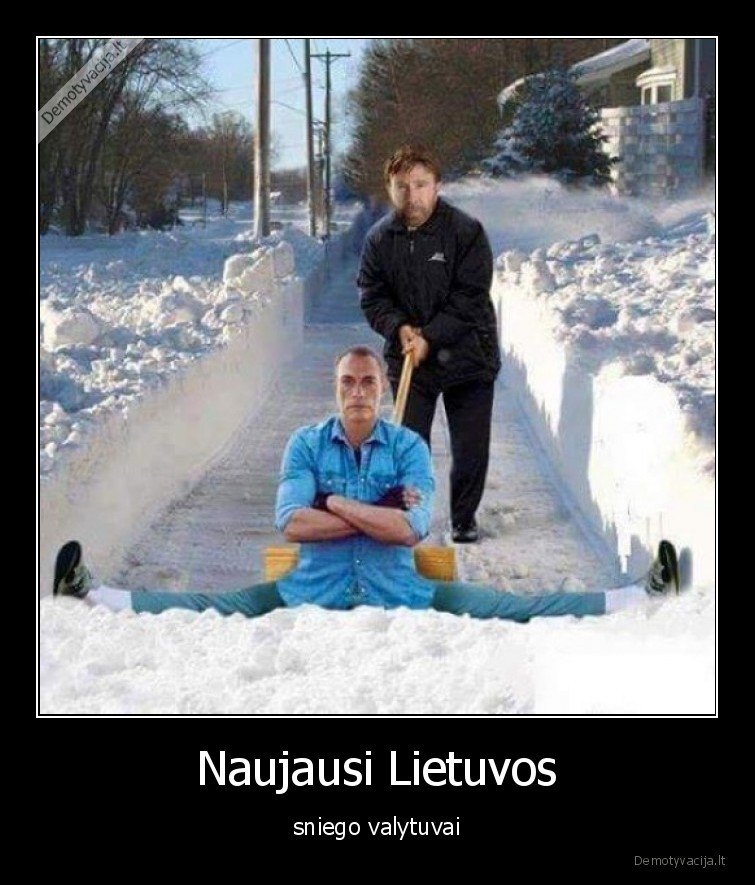 Naujausi Lietuvos - sniego valytuvai. 